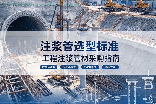 阳明注浆管选型标准