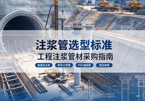 阳明注浆管选型标准